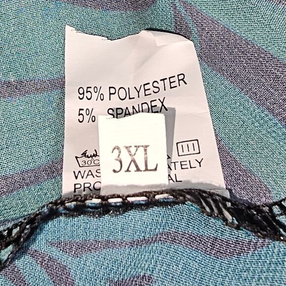 Green Size 3XL Swimsuit Coverup - Picture 3 of 3